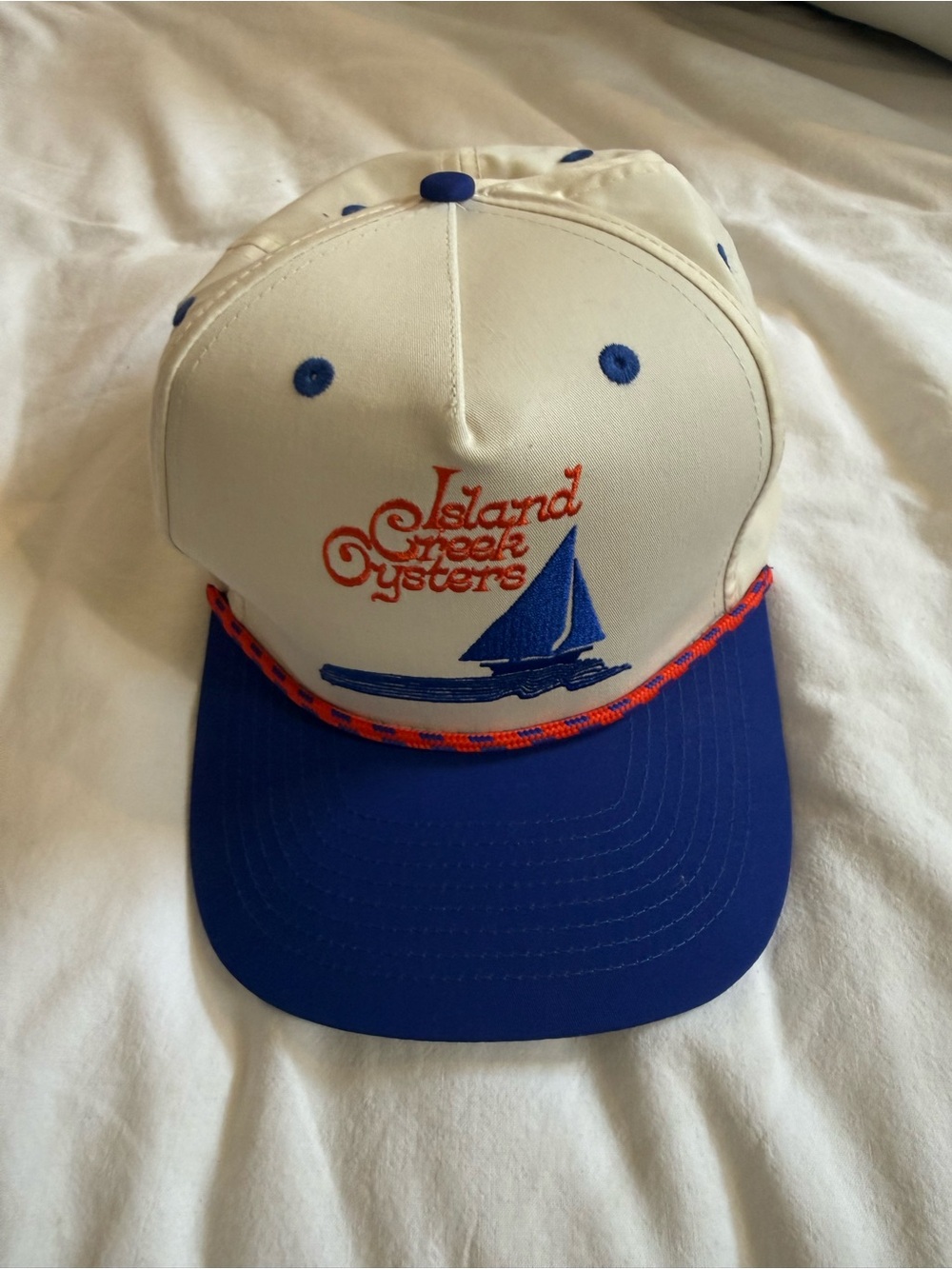 Island Creek Oysters High Profile Retro Rope Snapback Hat
